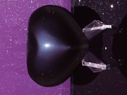 Obsidienne oeil céleste coeur